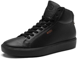 (Women) ECCO Leather High-Top Sneaker 'Black' 21922301001 (Women) ECCO Leather High-Top Sneaker 'Black' 21922301001