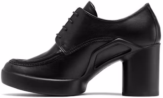 Buy ecco/愛步 皮革繫帶高跟鞋 女款 黑色