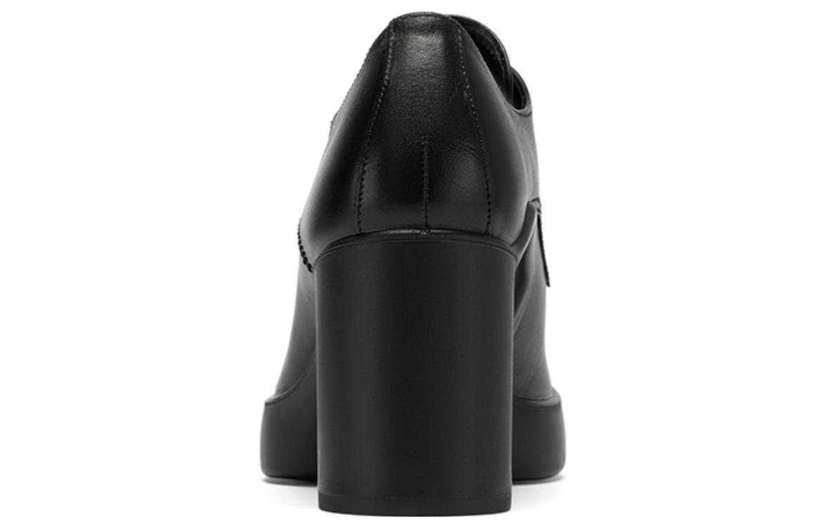 Lookbook (Women) ECCO Leather Lace-Up Heels 'Black' 20735301001