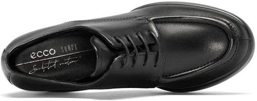 Shop ecco/愛步 皮革繫帶高跟鞋 女款 黑色