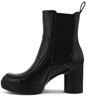 (Women) ECCO Leather Mid-Top Black 'Fashion Comfort Chelsea Boot' 20736301001 (Women) ECCO Leather Mid-Top Black 'Fashion Comfort Chelsea Boot' 20736301001