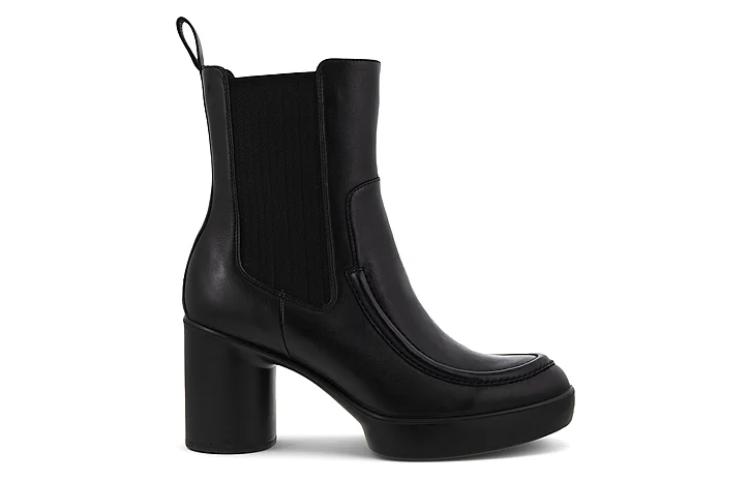 (W) ECCO Leather Mid-Top Black 'Fashion CMFT Chelsea Boot' 圖 2