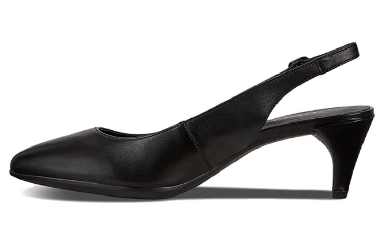 (Women) ECCO Leather Pointed Toe Black 'Commuter Stiletto' 26444301001