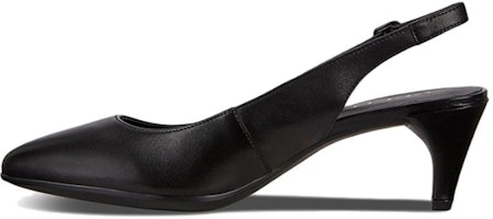 (Women) ECCO Leather Pointed Toe Black 'Commuter Stiletto' 26444301001 (Women) ECCO Leather Pointed Toe Black 'Commuter Stiletto' 26444301001