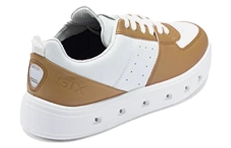 (W) ECCO Leather Round-Toe Lace-Up Mid-Top Sneaker 'Tan Yellow' 圖 2