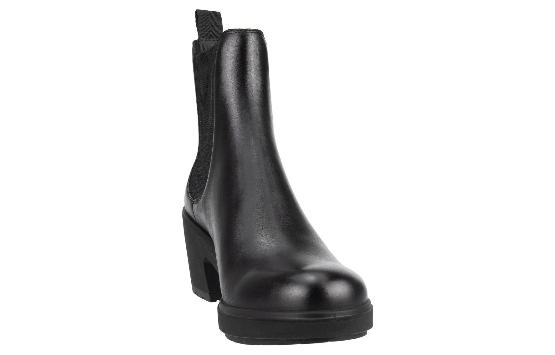 Order (W) ECCO But Chelsea Tinggi Slip-On Hujung Bulat 'Hitam' 22221301001