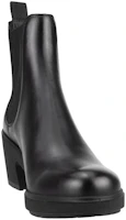 Order (W) Bottes Chelsea Hautes Noir ECCO en Cuir à Bout Rond et à Enfiler 22221301001