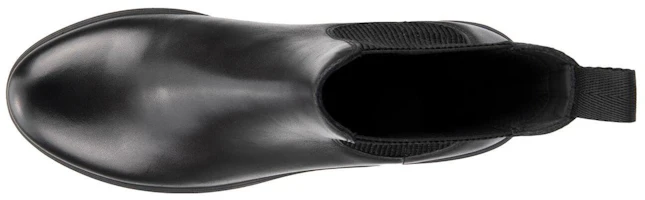 Lookbook (W) Bottes Chelsea Hautes Noir ECCO en Cuir à Bout Rond et à Enfiler 22221301001