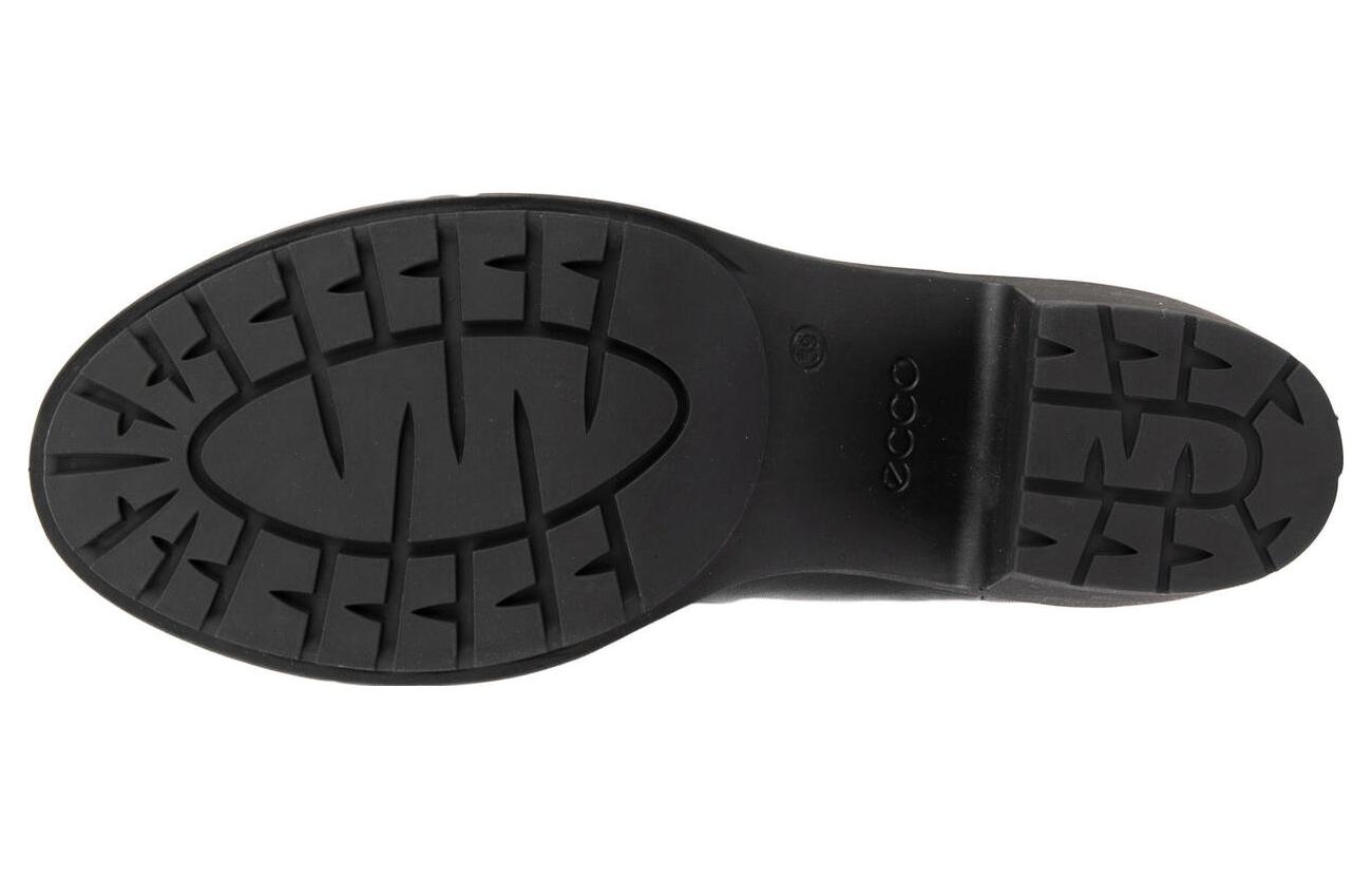 Shop (W) ECCO But Chelsea Tinggi Slip-On Hujung Bulat 'Hitam' 22221301001