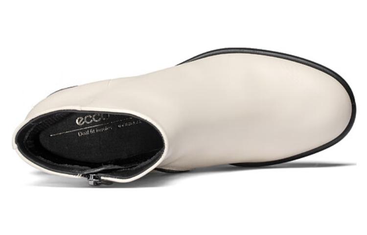 Lookbook (W) ECCO Boots Kulit Ritsleting Ankle Round-Toe 'Lime' 22241301378