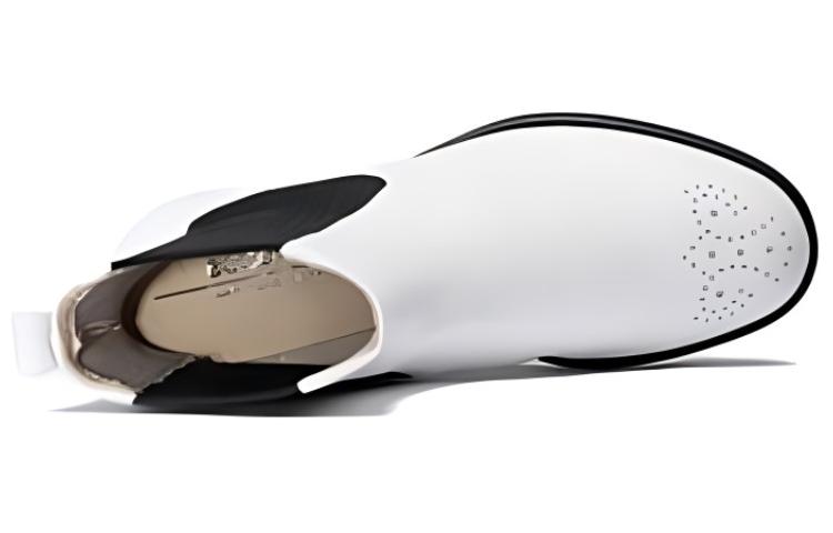 Shop (W) ECCO Sepatu Boots Chelsea Kulit Putih Model Round Toe 22243301002