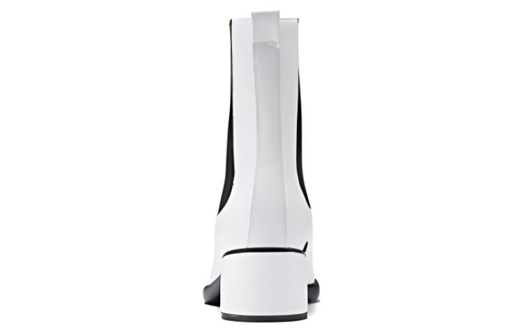 Purchase (W) ECCO Sepatu Boots Chelsea Kulit Putih Model Round Toe 22243301002