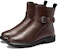 (W) Boot Kulit ECCO Tumit Rata Pendek Martin 'Hitam/Terracotta' 22201301667