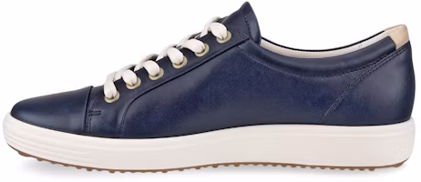 (Women) ECCO Leather Round Toe Lace-up Low Top 'Deep Navy' 43000311038 (Women) ECCO Leather Round Toe Lace-up Low Top 'Deep Navy' 43000311038