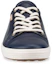 Purchase (W) ECCO Zapatos de Cuero Punta Redonda Azul Marino Bajo con Cordones 43000311038