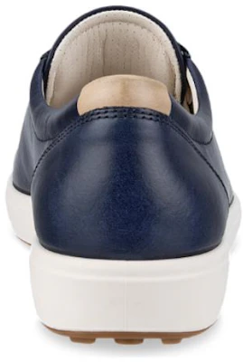 (W) ECCO Zapatos de Cuero Punta Redonda Azul Marino Bajo con Cordones 43000311038 Details for (W) ECCO Zapatos de Cuero Punta Redonda Azul Marino Bajo con Cordones 43000311038