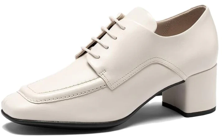 women-ecco-leather-simple-square-toe-british-chunky-heel-beige-29072301378