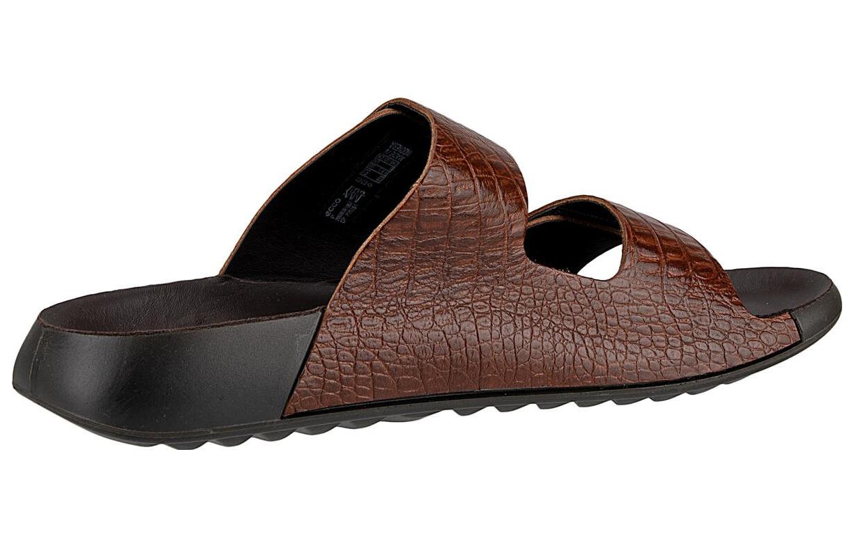 (W) ECCO Leather Slide 'CMFT Casual Brown' 圖 4