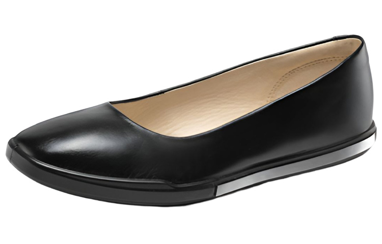 Lookbook (Women) ECCO Leather Slip-On 'Black Casual' 20884301001