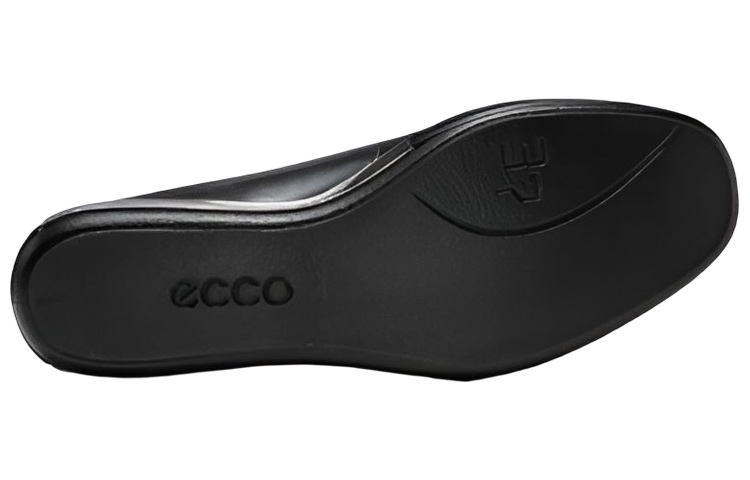 Shop (Women) ECCO Leather Slip-On 'Black Casual' 20884301001