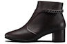 Buy (Women) ECCO Leather Square Toe Zip Ankle Boots 'Coffee Brown' 29093301072