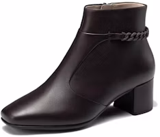 Order (Women) ECCO Leather Square Toe Zip Ankle Boots 'Coffee Brown' 29093301072