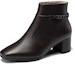 Order (Women) ECCO Leather Square Toe Zip Ankle Boots 'Coffee Brown' 29093301072