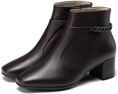 (Women) ECCO Leather Square Toe Zip Ankle Boots 'Coffee Brown' 29093301072 Lookbook (Women) ECCO Leather Square Toe Zip Ankle Boots 'Coffee Brown' 29093301072