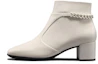 Buy (W) Stivaletti ECCO in Pelle Punta Quadrata con Zip alla Caviglia ''Lime'' 29093301378