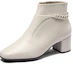 Order (W) Stivaletti ECCO in Pelle Punta Quadrata con Zip alla Caviglia ''Lime'' 29093301378
