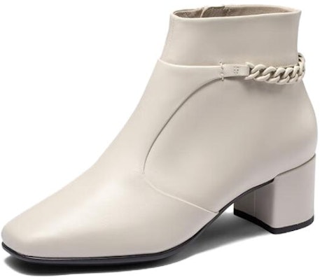 (Women) ECCO Leather Square Toe Zip Ankle Boots 'Lime' 29093301378 Order (Women) ECCO Leather Square Toe Zip Ankle Boots 'Lime' 29093301378
