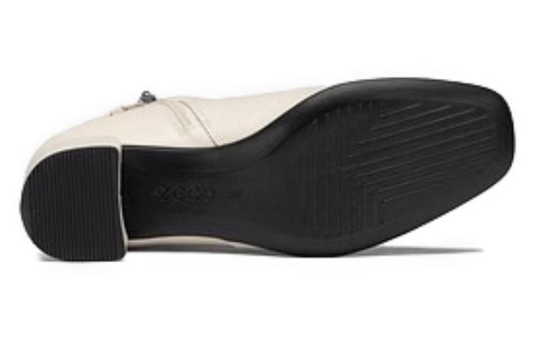 Shop (W) Stivaletti ECCO in Pelle Punta Quadrata con Zip alla Caviglia ''Lime'' 29093301378