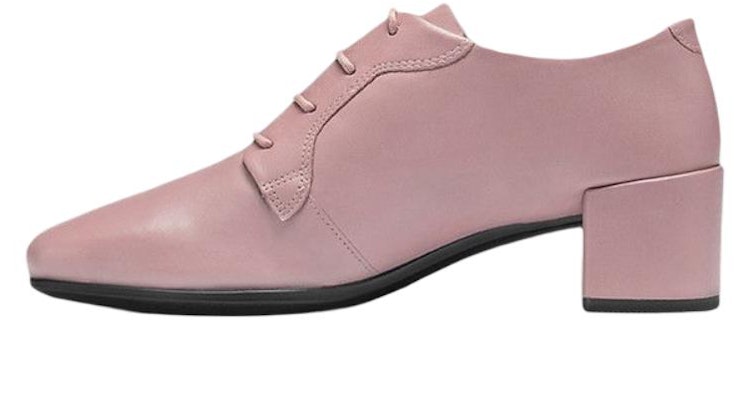 (Women) ECCO Leather Vintage Oxford 'Retro Chunky Pink Heel' 29055301702 Buy (Women) ECCO Leather Vintage Oxford 'Retro Chunky Pink Heel' 29055301702