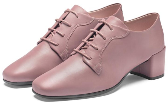 (Women) ECCO Leather Vintage Oxford 'Retro Chunky Pink Heel' 29055301702 Purchase (Women) ECCO Leather Vintage Oxford 'Retro Chunky Pink Heel' 29055301702