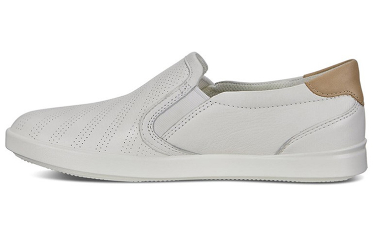 (W) ECCO Leisure Series 'Fashion Casual Flats White'