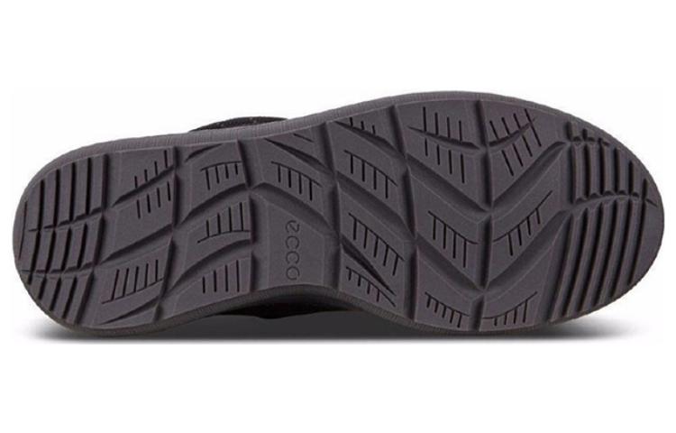 Shop ecco愛步 防滑耐磨 中筒 雪地靴 女款 黑色