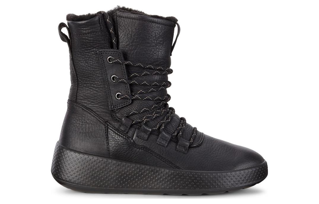 Order (Women) ECCO Mid-Cut Snow Boots 'Black Warmth' 22105302001
