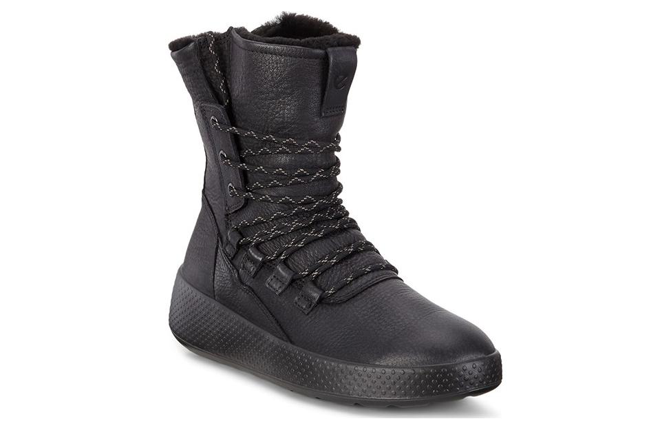 Lookbook (Women) ECCO Mid-Cut Snow Boots 'Black Warmth' 22105302001