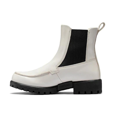 (W) ECCO Modern Series Chunky Sole Chelsea Boot 'Lime'