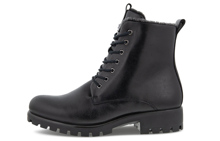(Women) ECCO Modtray 'Black Lace Zip Bootie' 49005301001