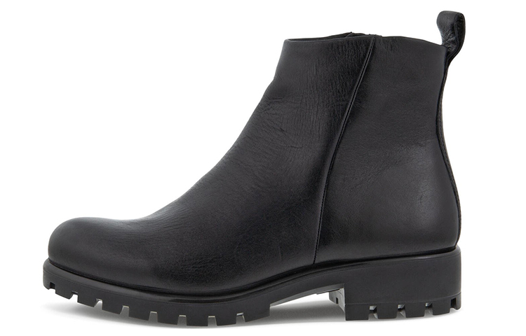 (W) ECCO Modtray 'Classic Fashion Zip Boot Black'