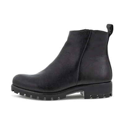 (W) ECCO Modtray 'Classic Fashion Zip Boot Black'