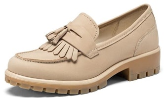 (Women) ECCO Modtray 'Nude Commuter Block Heel' 49014302211 (Women) ECCO Modtray 'Nude Commuter Block Heel' 49014302211