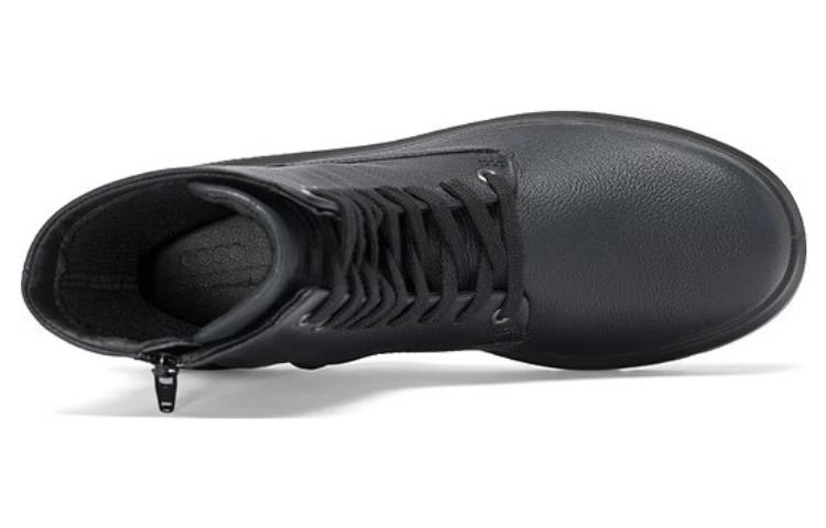 Shop (W) ECCO新潮系列“黑色皮革马丁靴” 21621301001