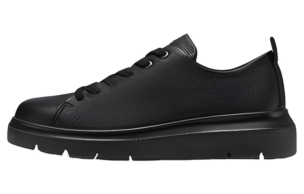 (Women) ECCO Platform Loafer 'English Black' 21620301001