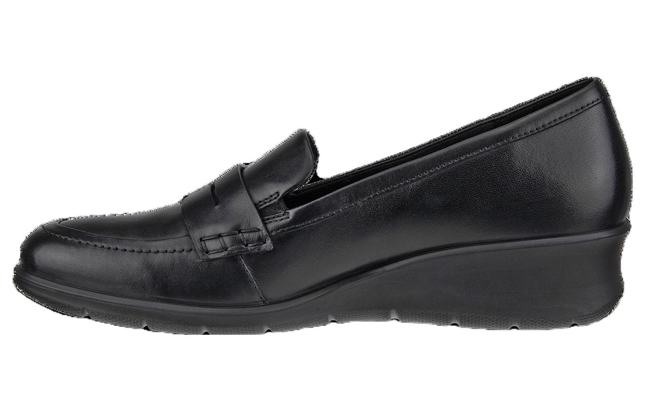 (Women) ECCO Pointed Toe Slip-On Loafer 'Black' 21732301001