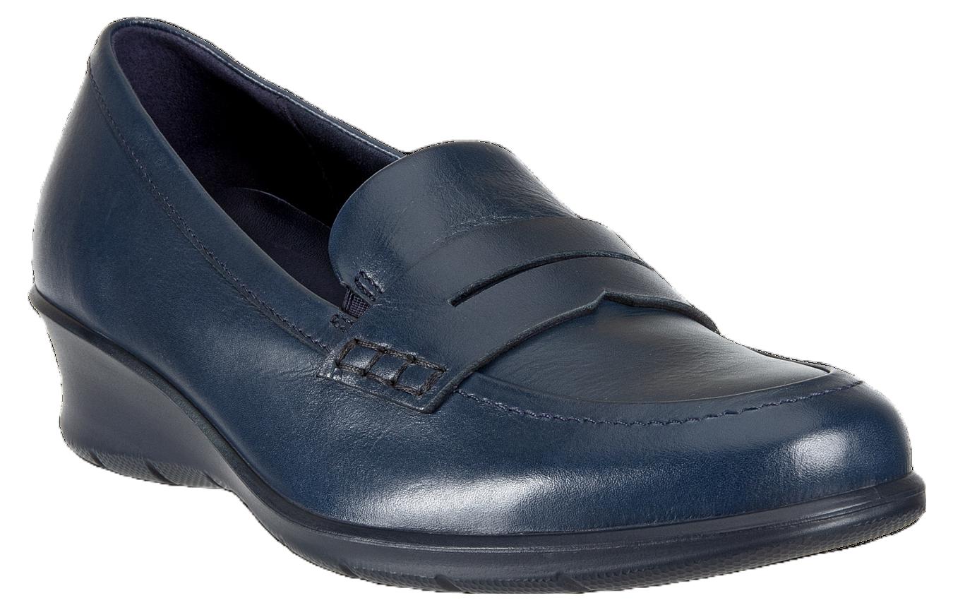 Order (Women) ECCO Pointed Toe Slip-On Loafer 'Blue' 21732301038