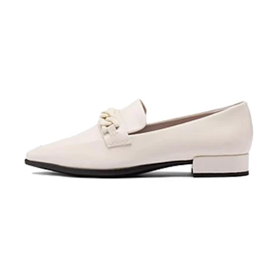 (W) ECCO Pointed Toe Slip-On Loafer 'Lime'
