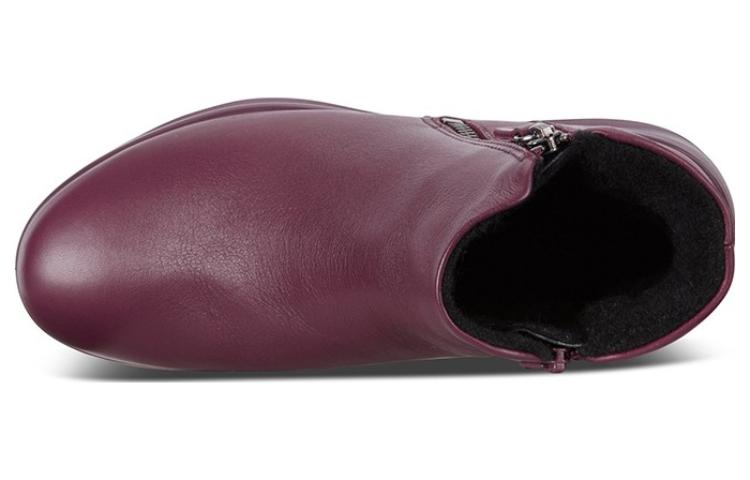 (W) ECCO Round Toe Short Boot 'Magenta' 圖 5