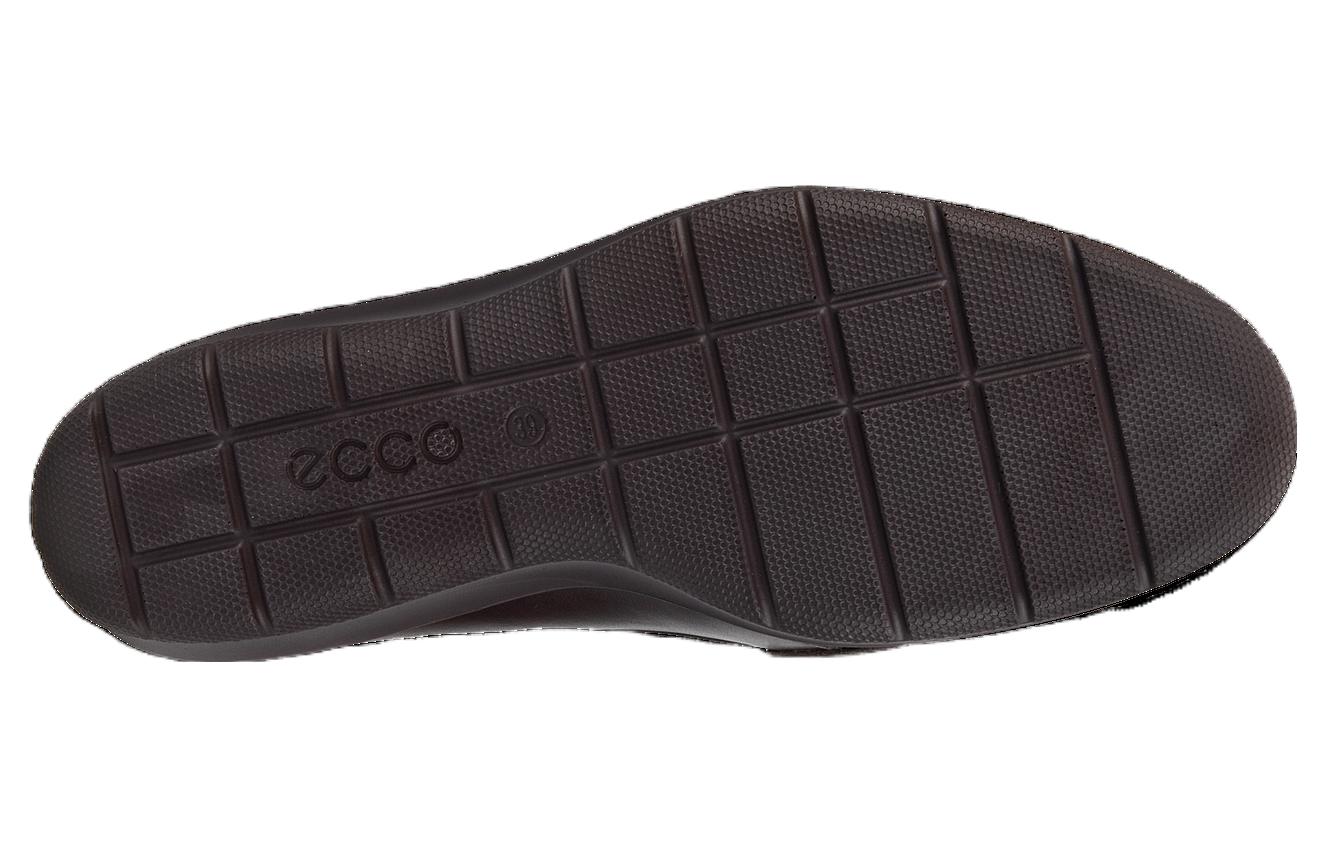 (W) ECCO Round Toe Slip-On Loafer 'Dark Brown' 圖 6